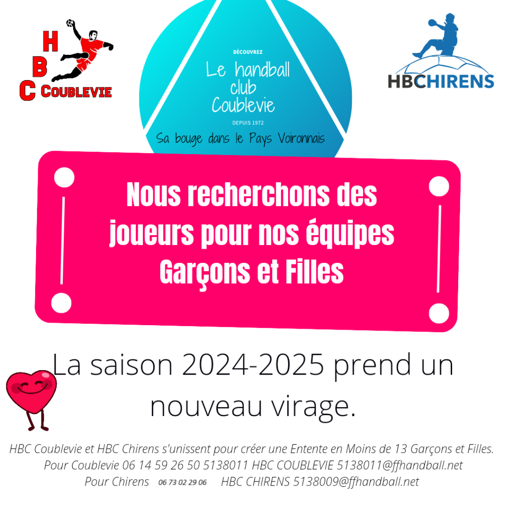 HBC Coublevie & HB Chirens s\’unissent !