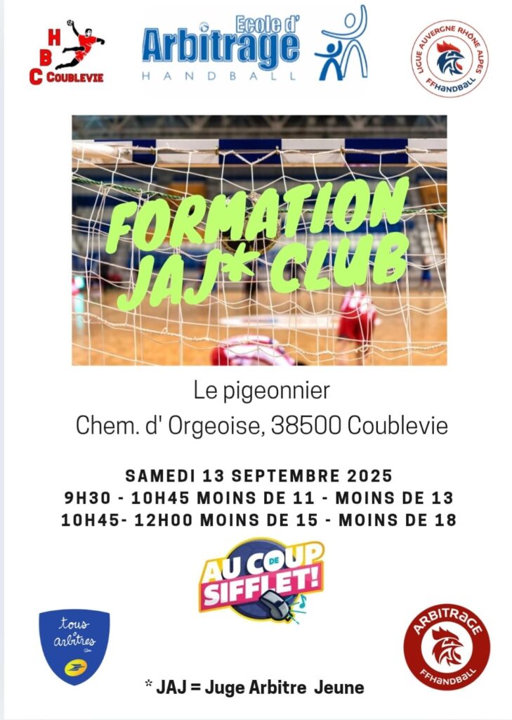 Formation JAJ septembre 2025